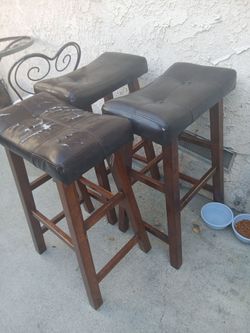 Wooden stools