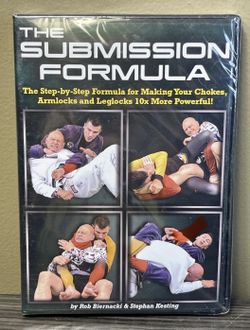 Ground Fighting DVD Set The Submission Formula Armbar Choke Holds Gracie Rob Biernacki