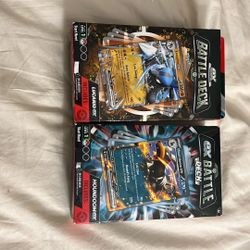 brand new lucario and houndoom ex battle deck boxes