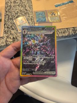 Prismatic evolutions Ceruledge eX pokemon card