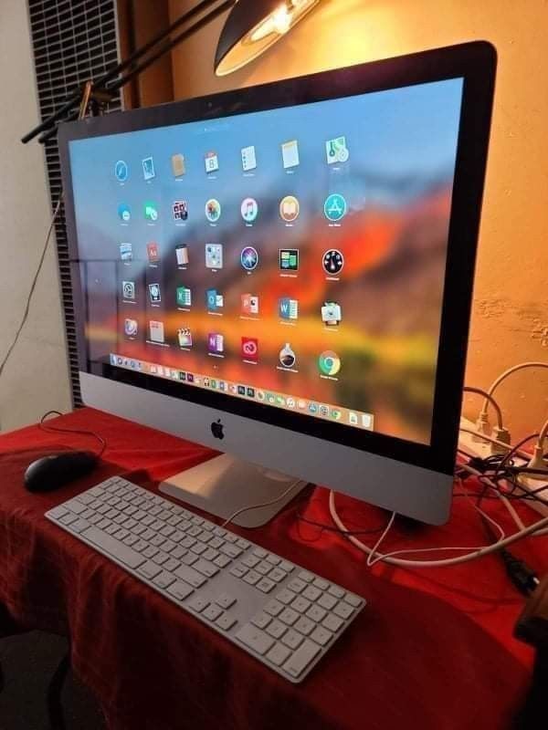 Excellent 27 inch Apple Imac Desktop Computer With Intel Core i5 Processor With Programs 