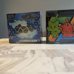 Sealed Stellar Crown etb X Paldea Evolved etb