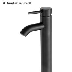 VOTON Vessel Sink Faucet Chrome Modern Tall Bathroom Faucets Single Handle One Hole Rv Vanity Lavatory Bathroom Sink Faucet