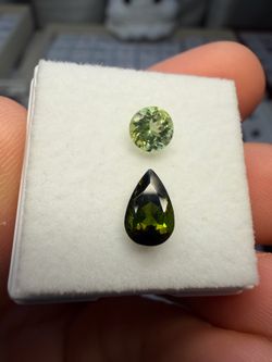 1.35ct Green Tourmaline bundle earth mined gemstones