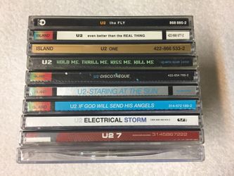 U2 CD SINGLES LOT