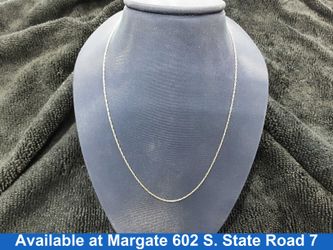 Chain - Yellow Gold 10k (.417) 0.4 grams 18 inch