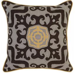 Two Matching Large Down and Feather Filled Throw Pillows