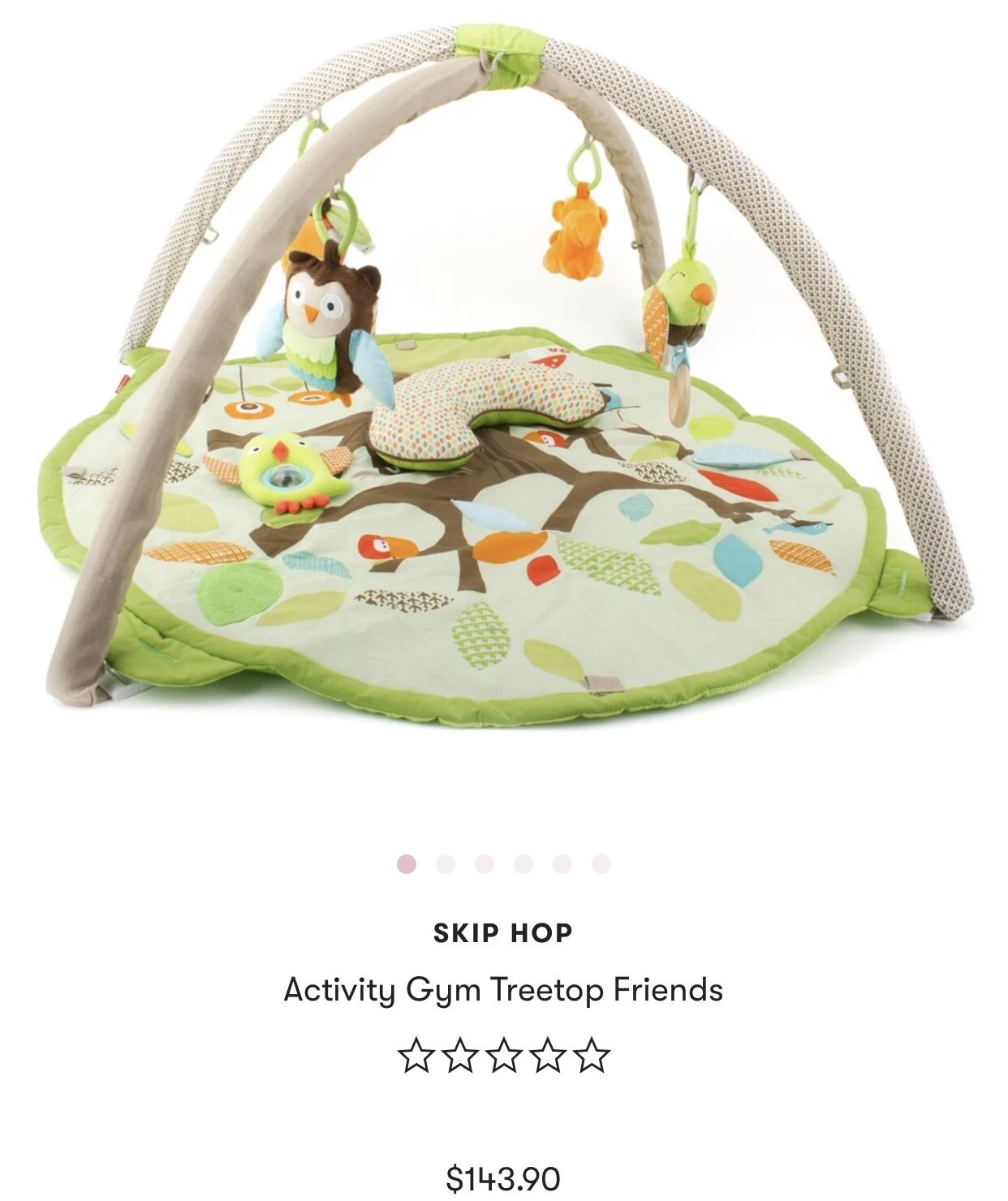 VGUC Skip Hop Owl Tree Top Friends Activity Mat / Tummy Time Mat