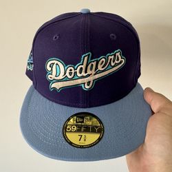 Los Angeles Dodgers Fitted Hat Sz 7 5/8, 7 3/4, & 8