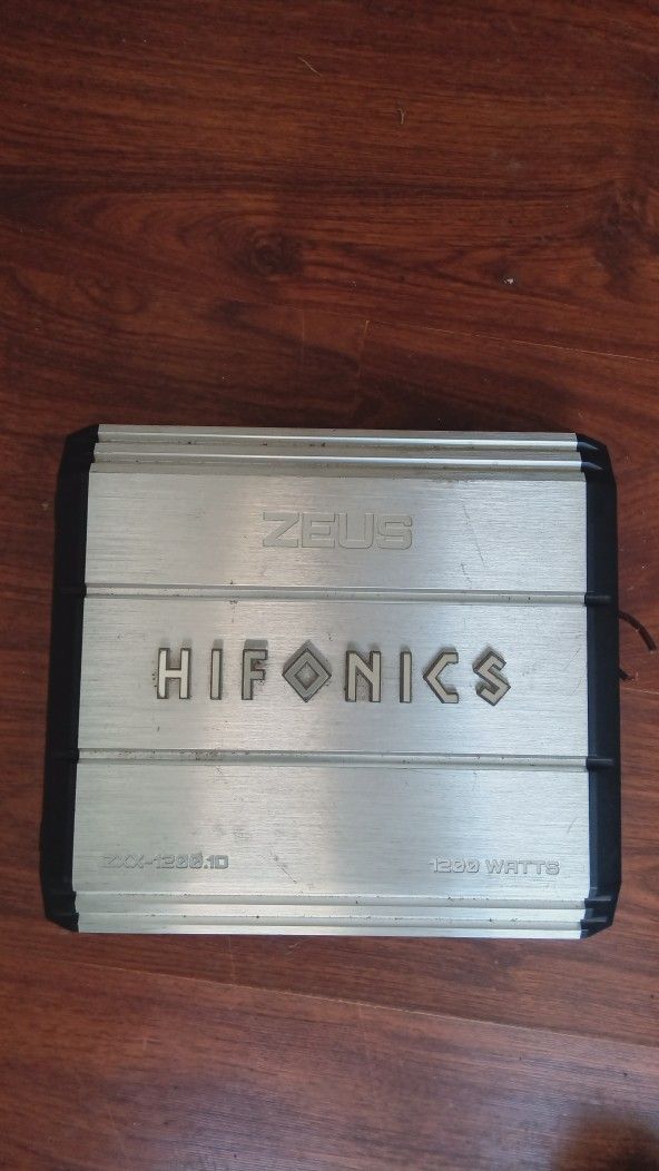 Hifonics ZXX-1200.1D ZEUS 1200 Watt Monoblock Car Audio Amplifier 1 Ohm Stable