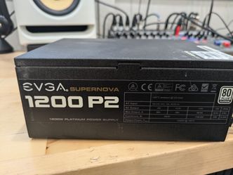 EVGA 1200 Watt P2 Platinum Power Supply. 
