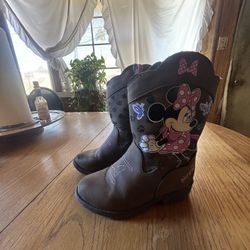 Minnie Mouse Toddler Boots $20