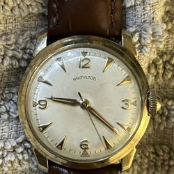 Vintage 32mm Hamilton Watch Co. Stainless Steel 661 17 Jewels Swiss Watch