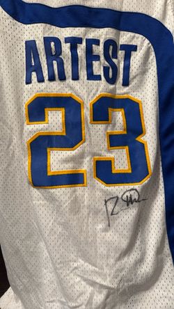 Rob Artest Signed Retro Pacers Jersey No COA