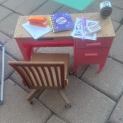 Doll Desk And Chair