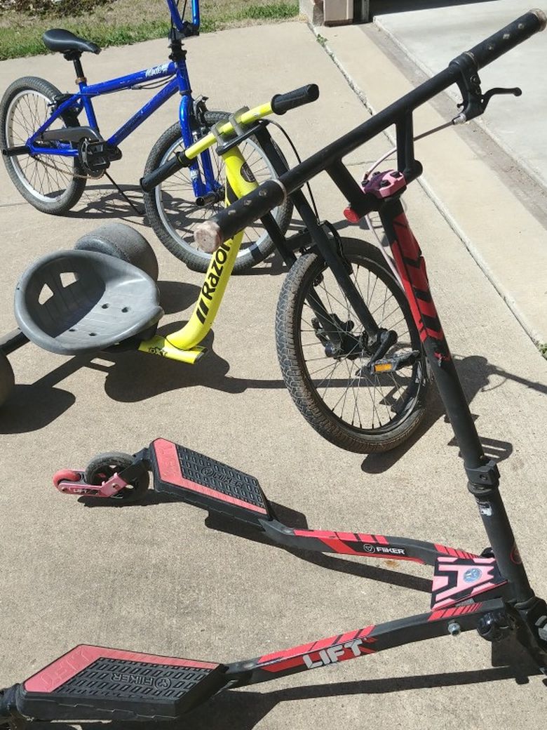 Kid's Bike, Big Wheel, And Trike