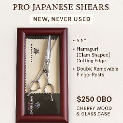 Matsuzaki Daruma 550D – Pro Japanese Shears (New, Never Used)