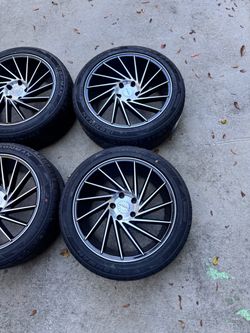 5x114.3 wheels and tires new set up