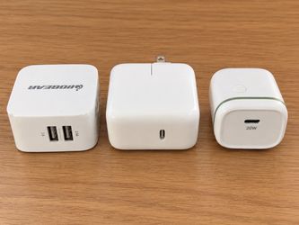 Apple 30w charger + 2 extras