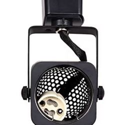 Track lighting heads, Laborate Lighting head light, kitchen light fixtures ceiling, 1 Black (Bulb Sold Separately)