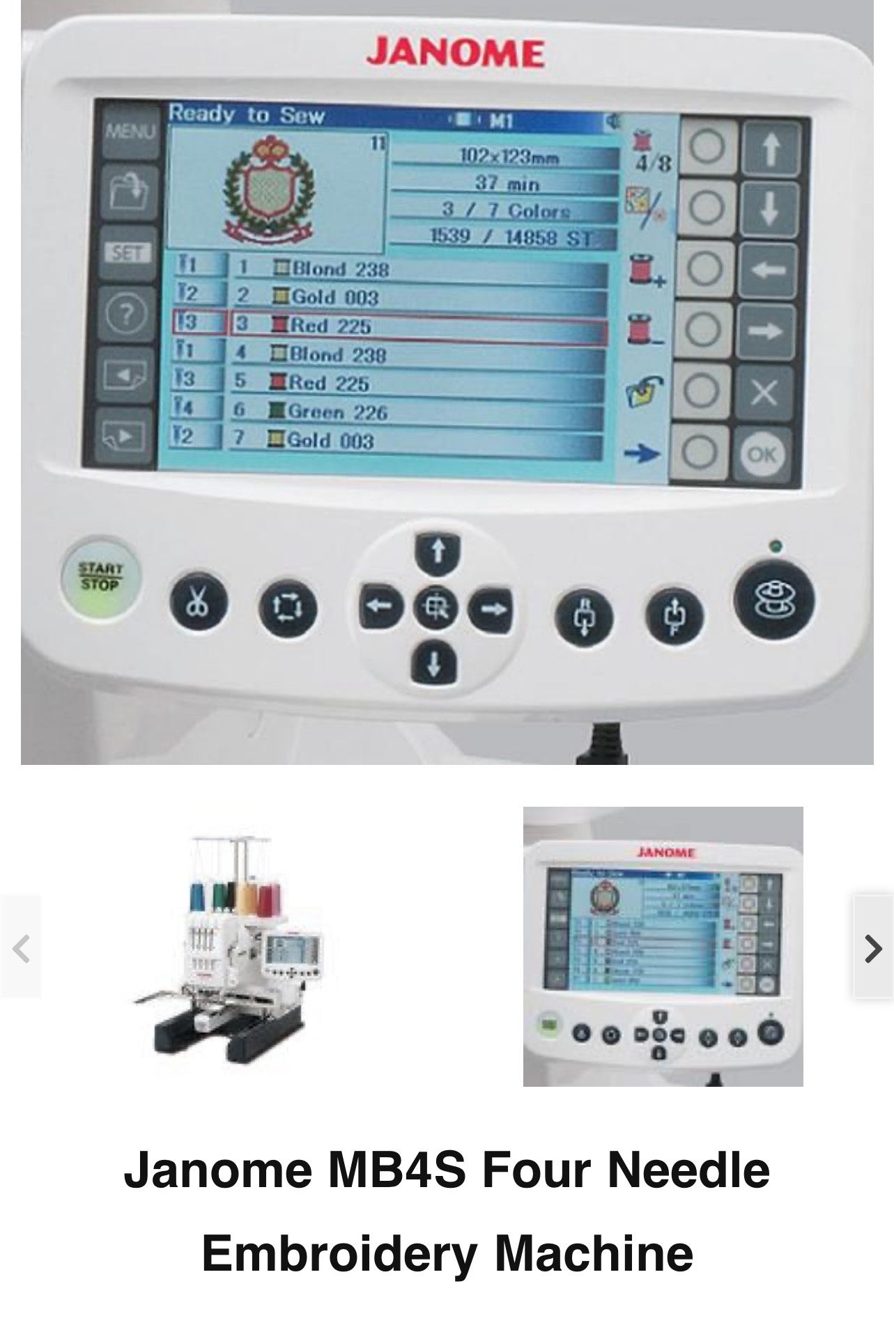 Janome MB4S Embroidery Machine New In Box for Sale in Portland, OR OfferUp