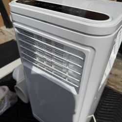 COWSAR Portable Air Conditioner  10,000 BTU (6,000 BTU DOE) 115-Volt Quiet 50 dB w/Dehumidifier Remote up to 350 sq. ft. White