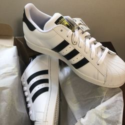 Brand NWT Adidas Superstars, 10W 8.5M