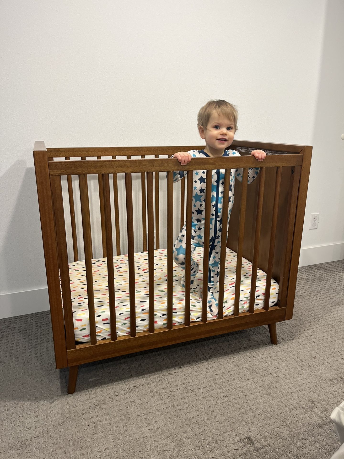 West Elm Mini Crib