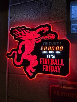 It’s Fireball Friday Bar Sign 