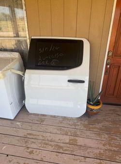 2020 Chevy Silverado Rear Cab Door – White