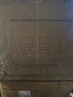 2 Armless sofa