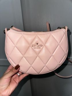 Kate Spade New York Quilted Pink Crossbody Bag