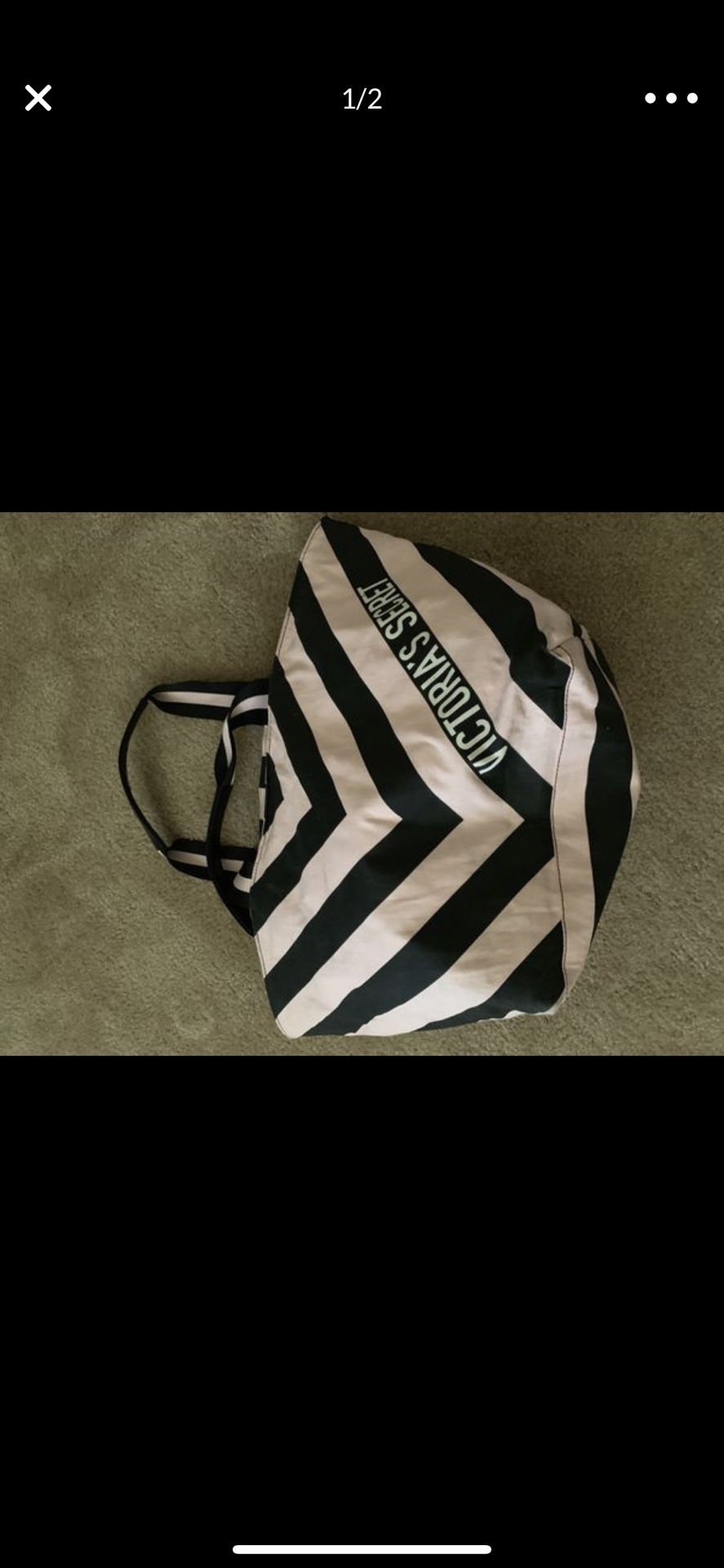 Victoria secret tote bag or beach bag