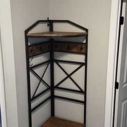 Corner Coat Rack