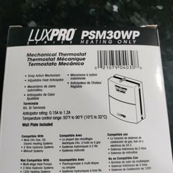 Heater Thermostat Mecanico Nuevo