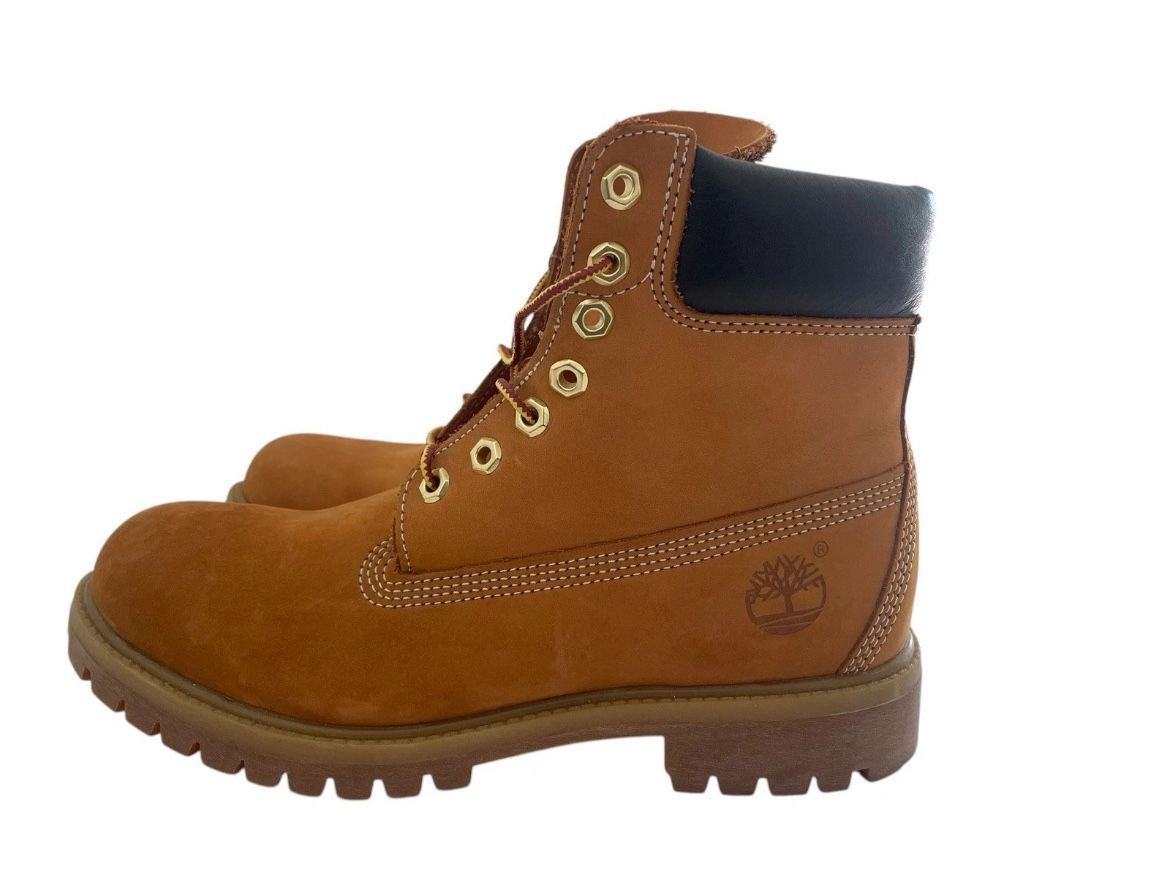 TIMBERLAND MEN’S 6 INCH PREMIUM WATERPROOF WHEAT CONSTRUCT BOOTS MEN’S SIZE 8 US