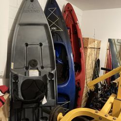 (3) Kayaks   Fishing And More!!! 