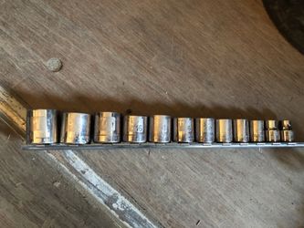 Craftsman SAE 3/8 shallow 12 point socket set