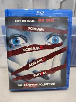 BLU-RAY Complete Scream Collection 1 2 3 4 English In French case Used