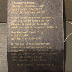 Vintage Heart Bracelet 