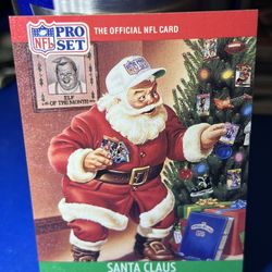 1990 Pro Set Santa Claus Head Coach #1990 $40 Short Print