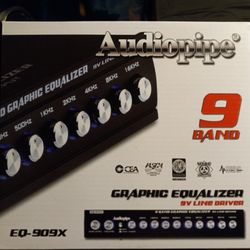 New Audiopipe 9 Band Indash Eq