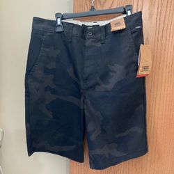 Boys (Youth) Van Camouflage Shorts Size 29/18