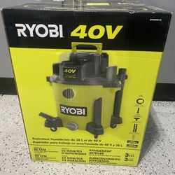 Ryobi 10 Gallons Cordless Vacuum  40 Volt TOOL ONLY 