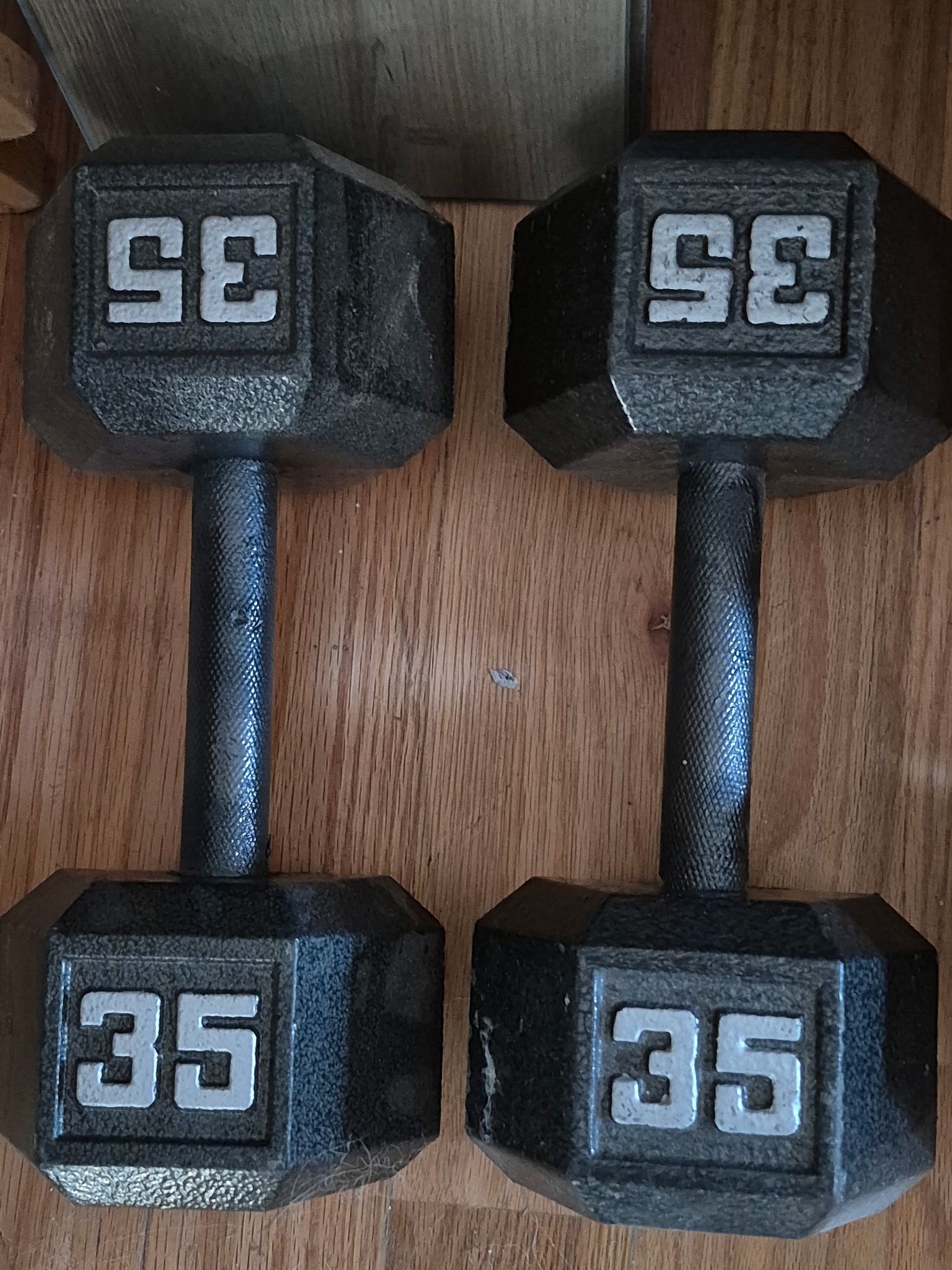 Dumbbell 35 Lbs Pounds X2