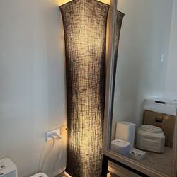 Modern Floor Lamp with Fabric Shade