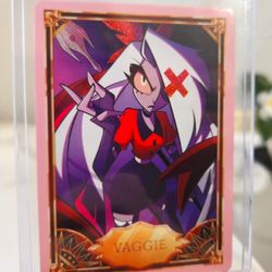 Foil Vaggie Card - Hazbin Hotel 