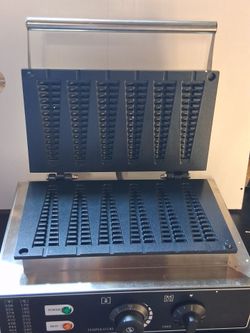 Commercial waffle stick maker