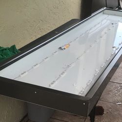 New custom made LED’s sign box a 2x8=$700 a 3x10  or 4x8=$1,100 custom made channel letters depends on the size and font