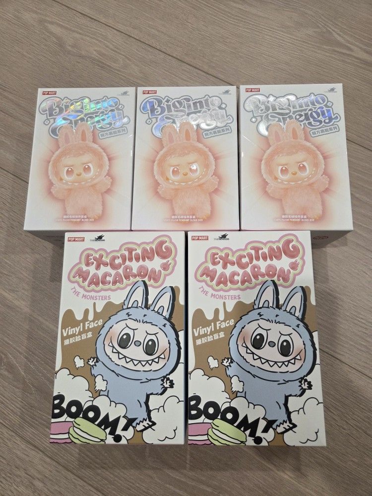 Labubu Big Into Energy and Exciting Macaron